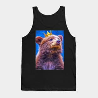 Bear with Crown Tank Top